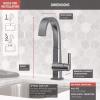 imageDelta Faucet Pivotal Bar Faucet Brushed Nickel Bar Sink Faucet Single Hole Wet Bar Faucets Single Hole Prep Sink Faucet Faucet for Bar Sink Kitchen Faucet Arctic Stainless 1993LFARArctic Stainless