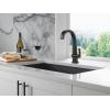 imageDelta Faucet Pivotal Bar Faucet Brushed Nickel Bar Sink Faucet Single Hole Wet Bar Faucets Single Hole Prep Sink Faucet Faucet for Bar Sink Kitchen Faucet Arctic Stainless 1993LFARMatte Black
