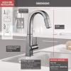 imageDelta Faucet Pivotal Touch Bar Faucet Brushed Nickel Bar Sink Faucet Single Hole Wet Bar Faucets with Pull Down Sprayer Prep Sink Faucet Delta Touch2O Technology Arctic Stainless 9993TARDSTArctic Stainless