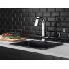 imageDelta Faucet Pivotal Touch Bar Faucet Brushed Nickel Bar Sink Faucet Single Hole Wet Bar Faucets with Pull Down Sprayer Prep Sink Faucet Delta Touch2O Technology Arctic Stainless 9993TARDSTChrome