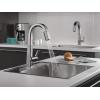 imageDelta Faucet Pivotal Touch Bar Faucet Brushed Nickel Bar Sink Faucet Single Hole Wet Bar Faucets with Pull Down Sprayer Prep Sink Faucet Delta Touch2O Technology Arctic Stainless 9993TARDSTArctic Stainless