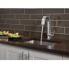 imageDelta Faucet Pivotal Touch Bar Faucet Brushed Nickel Bar Sink Faucet Single Hole Wet Bar Faucets with Pull Down Sprayer Prep Sink Faucet Delta Touch2O Technology Arctic Stainless 9993TARDSTChrome