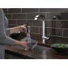imageDelta Faucet Pivotal Touch Bar Faucet Brushed Nickel Bar Sink Faucet Single Hole Wet Bar Faucets with Pull Down Sprayer Prep Sink Faucet Delta Touch2O Technology Arctic Stainless 9993TARDSTChrome