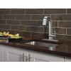 imageDelta Faucet Pivotal Touch Bar Faucet Brushed Nickel Bar Sink Faucet Single Hole Wet Bar Faucets with Pull Down Sprayer Prep Sink Faucet Delta Touch2O Technology Arctic Stainless 9993TARDSTChrome