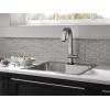 imageDelta Faucet Pivotal Touch Bar Faucet Brushed Nickel Bar Sink Faucet Single Hole Wet Bar Faucets with Pull Down Sprayer Prep Sink Faucet Delta Touch2O Technology Arctic Stainless 9993TARDSTArctic Stainless