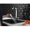 imageDelta Faucet Pivotal Touch Bar Faucet Brushed Nickel Bar Sink Faucet Single Hole Wet Bar Faucets with Pull Down Sprayer Prep Sink Faucet Delta Touch2O Technology Arctic Stainless 9993TARDSTChrome