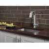 imageDelta Faucet Pivotal Touch Bar Faucet Brushed Nickel Bar Sink Faucet Single Hole Wet Bar Faucets with Pull Down Sprayer Prep Sink Faucet Delta Touch2O Technology Arctic Stainless 9993TARDSTChrome