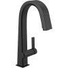 imageDelta Faucet Pivotal Touch Bar Faucet Brushed Nickel Bar Sink Faucet Single Hole Wet Bar Faucets with Pull Down Sprayer Prep Sink Faucet Delta Touch2O Technology Arctic Stainless 9993TARDSTMatte Black