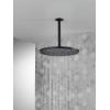 imageDelta Faucet SingleSpray Raincan Shower Head Black Shower Head Rainfall Shower Head Round Shower Head Metal Shower Head 175 GPM Flow Rate Water Saving Shower Head Matte Black 52158BLChrome