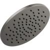 imageDelta Faucet SingleSpray Raincan Shower Head Black Shower Head Rainfall Shower Head Round Shower Head Metal Shower Head 175 GPM Flow Rate Water Saving Shower Head Matte Black 52158BLBlack Stainless