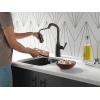 imageDelta Faucet Stryke Touch Bar Faucet Matte Black Bar Faucet Bar Sink Faucet Single Hole Wet Bar Faucets with Pull Down Sprayer Prep Sink Faucet Touch2O Technology Matte Black 9976TBLDST