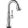 imageDelta Faucet Cassidy Touch Bar Faucet Brushed Nickel Bar Sink Faucet Single Hole Wet Bar Faucets with Pull Down Sprayer Delta Touch2O Technology Lumicoat Arctic Stainless 9997TARPRDSTLumicoat Arctic Stainless