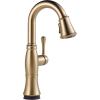 imageDelta Faucet Cassidy Touch Bar Faucet Brushed Nickel Bar Sink Faucet Single Hole Wet Bar Faucets with Pull Down Sprayer Delta Touch2O Technology Lumicoat Arctic Stainless 9997TARPRDSTLumicoat Champagne Bronze