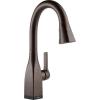 imageDelta Faucet Mateo Bar Faucet Brushed Nickel Bar Sink Faucet Single Hole Wet Bar Faucets with Pull Down Sprayer Prep Sink Faucet Faucet for Bar Sink Arctic Stainless 9983ARDSTVenetian Bronze