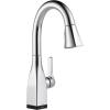 imageDelta Faucet Mateo Bar Faucet Brushed Nickel Bar Sink Faucet Single Hole Wet Bar Faucets with Pull Down Sprayer Prep Sink Faucet Faucet for Bar Sink Arctic Stainless 9983ARDSTChrome