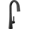 imageDelta Faucet Monrovia Touch Bar Faucet Gold Bar Faucet Bar Sink Faucet Single Hole Wet Bar Faucets Prep Sink Faucet Delta Touch2O Technology Lumicoat Champagne Bronze 9991TCZPRDSTMatte Black