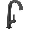imageDelta Faucet Pivotal Bar Faucet Brushed Nickel Bar Sink Faucet Single Hole Wet Bar Faucets Single Hole Prep Sink Faucet Faucet for Bar Sink Kitchen Faucet Arctic Stainless 1993LFARMatte Black