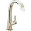 imageDelta Faucet Pivotal Bar Faucet Brushed Nickel Bar Sink Faucet Single Hole Wet Bar Faucets Single Hole Prep Sink Faucet Faucet for Bar Sink Kitchen Faucet Arctic Stainless 1993LFARPolished Nickel