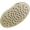 imageDelta Faucet SingleSpray Raincan Shower Head Black Shower Head Rainfall Shower Head Round Shower Head Metal Shower Head 175 GPM Flow Rate Water Saving Shower Head Matte Black 52158BLPolished Nickel