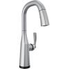 imageDelta Faucet Stryke Touch Bar Faucet Bar Sink Faucet Single Hole Wet Bar Faucets with Pull Down Sprayer Prep Sink Faucet Touch2O Technology Lumicoat Arctic Stainless 9976TARDST