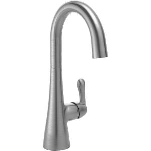 imageDelta Faucet 1953LFRB Single Handle BarPrep Faucet Venetian Bronze1231 x 219 x 538 inchesArctic Stainless