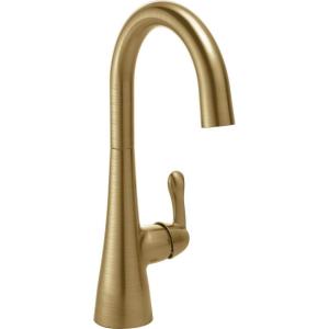 imageDelta Faucet 1953LFRB Single Handle BarPrep Faucet Venetian Bronze1231 x 219 x 538 inchesChampagne Bronze