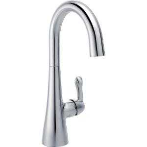 imageDelta Faucet 1953LFRB Single Handle BarPrep Faucet Venetian Bronze1231 x 219 x 538 inchesChrome