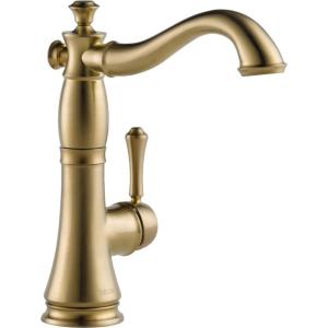 imageDelta Faucet Cassidy Bar Faucet Oil Rubbed Bronze Bar Sink Faucet Single Hole Wet Bar Faucets Single Hole Prep Sink Faucet Faucet for Bar Sink Kitchen Faucet Venetian Bronze 1997LFRBChampagne Bronze