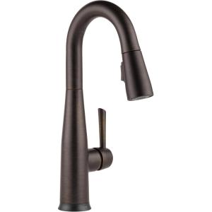 imageDelta Faucet Essa Touch Bar Faucet with Pull Down Sprayer Chrome Bar Sink Faucet Single Hole Wet Bar Faucets Single Hole Prep Sink Faucet Delta Touch2O Technology Chrome 9913TDSTVenetian Bronze