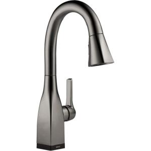 imageDelta Faucet Mateo Bar Faucet Brushed Nickel Bar Sink Faucet Single Hole Wet Bar Faucets with Pull Down Sprayer Prep Sink Faucet Faucet for Bar Sink Arctic Stainless 9983ARDSTBlack Stainless