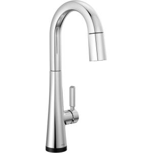 imageDelta Faucet Monrovia Touch Bar Faucet Gold Bar Faucet Bar Sink Faucet Single Hole Wet Bar Faucets Prep Sink Faucet Delta Touch2O Technology Lumicoat Champagne Bronze 9991TCZPRDSTLumicoat Chrome