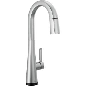 imageDelta Faucet Monrovia Touch Bar Faucet Gold Bar Faucet Bar Sink Faucet Single Hole Wet Bar Faucets Prep Sink Faucet Delta Touch2O Technology Lumicoat Champagne Bronze 9991TCZPRDSTLumicoat Arctic Stainless