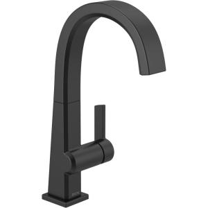 imageDelta Faucet Pivotal Bar Faucet Brushed Nickel Bar Sink Faucet Single Hole Wet Bar Faucets Single Hole Prep Sink Faucet Faucet for Bar Sink Kitchen Faucet Arctic Stainless 1993LFARMatte Black