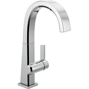 imageDelta Faucet Pivotal Bar Faucet Brushed Nickel Bar Sink Faucet Single Hole Wet Bar Faucets Single Hole Prep Sink Faucet Faucet for Bar Sink Kitchen Faucet Arctic Stainless 1993LFARChrome