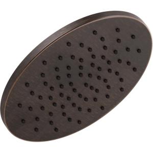 imageDelta Faucet SingleSpray Raincan Shower Head Black Shower Head Rainfall Shower Head Round Shower Head Metal Shower Head 175 GPM Flow Rate Water Saving Shower Head Matte Black 52158BLVenetian Bronze