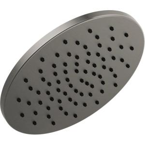 imageDelta Faucet SingleSpray Raincan Shower Head Black Shower Head Rainfall Shower Head Round Shower Head Metal Shower Head 175 GPM Flow Rate Water Saving Shower Head Matte Black 52158BLBlack Stainless