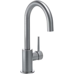 imageDelta Faucet Trinsic Bar Faucet Brushed Nickel Bar Sink Faucet Single Hole Wet Bar Faucets Single Hole Prep Sink Faucet Faucet for Bar Sink Kitchen Faucet Arctic Stainless 1959LFARArctic Stainless