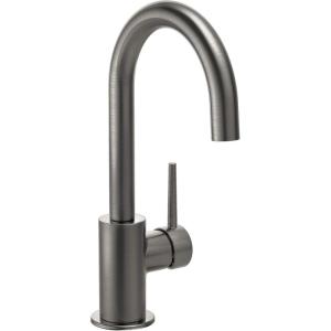 imageDelta Faucet Trinsic Bar Faucet Brushed Nickel Bar Sink Faucet Single Hole Wet Bar Faucets Single Hole Prep Sink Faucet Faucet for Bar Sink Kitchen Faucet Arctic Stainless 1959LFARBlack Stainless