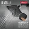 imageDELTA FAUCET 52283RB Universal Showering Components Showerhead Matte BlackMatte Black