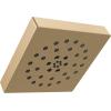 imageDELTA FAUCET 52484BL Delta H2Okinetic 4Setting UltraSoak Shower Head Matte BlackChampagne Bronze