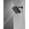 imageDELTA FAUCET 52484BL Delta H2Okinetic 4Setting UltraSoak Shower Head Matte BlackMatte Black