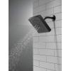 imageDELTA FAUCET 52484BL Delta H2Okinetic 4Setting UltraSoak Shower Head Matte BlackMatte Black