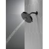 imageDELTA FAUCET 52488BL Delta H2Okinetic 4Setting UltraSoak Shower Head Matte BlackMatte Black