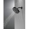 imageDELTA FAUCET 52488BL Delta H2Okinetic 4Setting UltraSoak Shower Head Matte BlackMatte Black