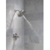 imageDelta Faucet 4Spray TouchClean Shower Head with H2OKinetic PowerDrench Spray and UltraSoak Spray Matte Black 52487BLStainless