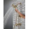 imageDelta Faucet Arvo 14 Series SingleHandle Tub and Shower Trim Kit Shower Faucet with 4Spray In2ition 2in1 Dual Hand Held Shower Head with Hose Matte Black 144840BLI Valve IncludedChampagne Bronze
