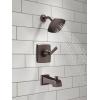 imageDelta Faucet Ashlyn 14 Series SingleHandle Tub and Shower Trim Kit Shower Faucet with SingleSpray TouchClean Shower Head Matte Black T14464BL Valve Not IncludedVenetian Bronze