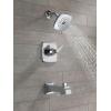imageDelta Faucet Ashlyn 14 Series SingleHandle Tub and Shower Trim Kit Shower Faucet with SingleSpray TouchClean Shower Head Matte Black T14464BL Valve Not IncludedChrome