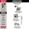imageDelta Faucet Ashlyn 14 Series SingleHandle Tub and Shower Trim Kit Shower Faucet with SingleSpray TouchClean Shower Head Matte Black T14464BL Valve Not IncludedStainless