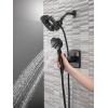 imageDelta Faucet Ashlyn 17 Series Matte Black Shower Faucet Tub and Shower Trim Kit with SingleSpray TouchClean Matte Black Shower Head Matte Black T17264BL Valve Not Included